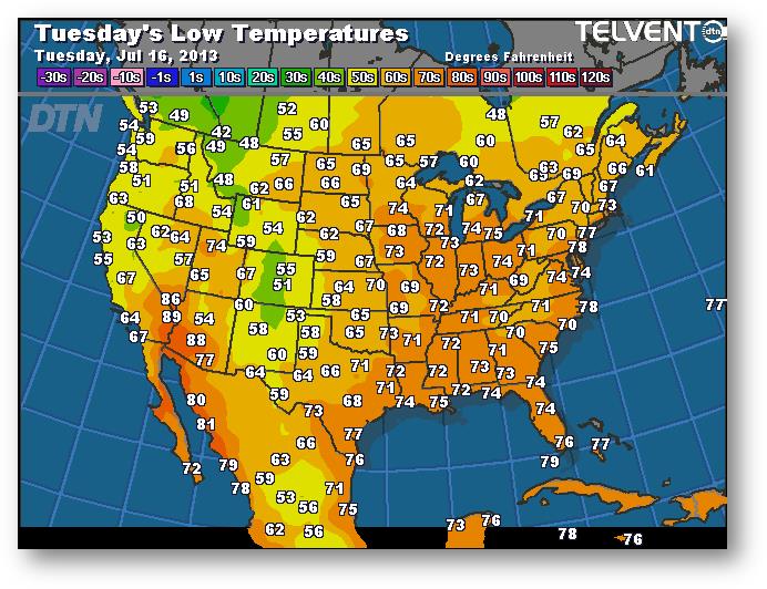meteo 15 juillet 2013