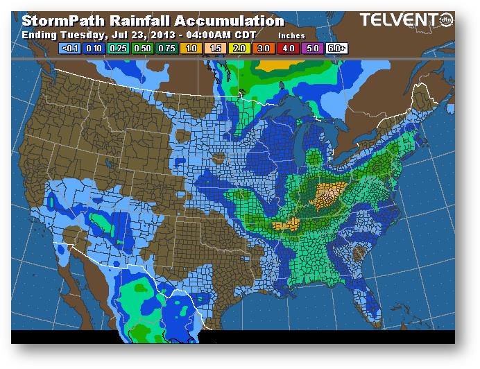 meteo 22 juillet 2013