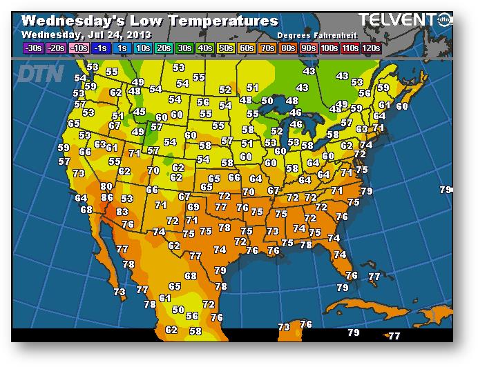 meteo 23 juillet 2013