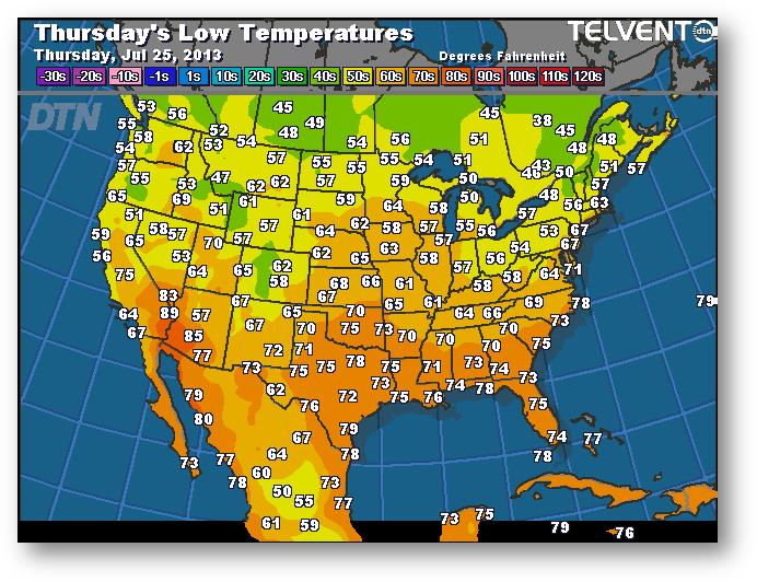 meteo 24 juillet 2013