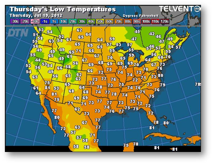 meteo 19 juillet 2012