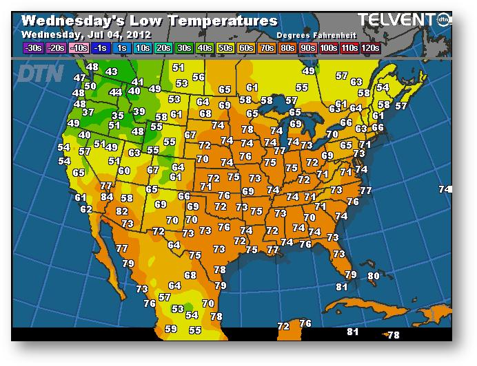 meteo 3 juillet 2012