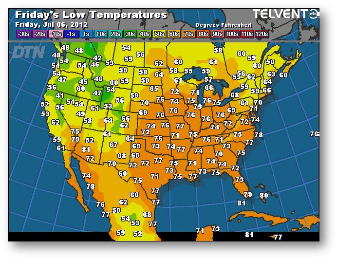 meteo 5 juillet 2012