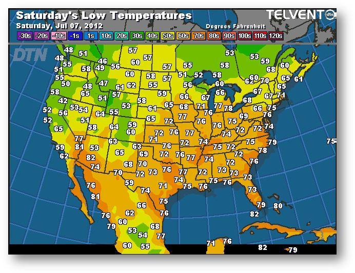 meteo 6 juillet 2012
