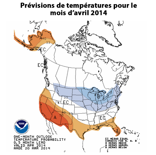 prev temp 20 mars 14