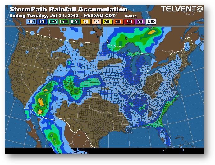 meteo 30 juillet 2012